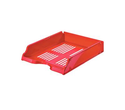 Vaschetta portacorrispondenza Transit - 26 x 33,6 x 7,6 cm - rosso - conf. 10 pezzi - Esselte - 15656 - 5411313156561 - DMwebShop