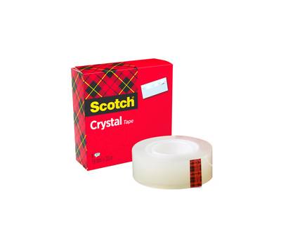 Nastro adesivo Crystal 600 - 1,9 cm x 33 mt - trasparente - Scotch - 7100027387 - 3134375261920 - DMwebShop