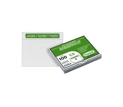 Busta adesiva Speedy Doc - con stampa Contiene Documenti - formato C5 (23 x 16,5 cm) - PPL/PE - conf. 100 pezzi - Favorit - 100500098 - 8006779014202 - DMwebShop