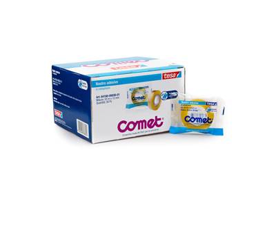 Nastro adesivo - 15 mm x 33 mt - cellophane - trasparente - conf. 30 pezzi - Comet - 64160-00030-01 - 4042448835079 - DMwebShop