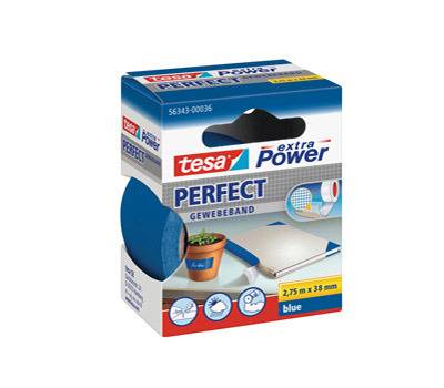 Nastro adesivo telato XP Perfect - 38 mm x 2,7 mt - blu - Tesa - 56343-00036-04 - 4042448044198 - DMwebShop