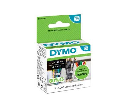 Rotolo 1000 etichette LW 13530 - 25 x 13 mm - multiuso rimovibili - bianco - Dymo - S0722530 - 5411313113533 - DMwebShop