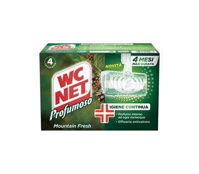 Tavoletta Profumoso Mountain Fresh - 4 gabbiette da 34 gr - Wc Net - M74833 - 8003650020277 - DMwebShop Tavoletta Profumoso Mountain Fresh - 4 gabbiette da 34 gr - Wc Net - M74833 - 8003650020277 - DMwebShop