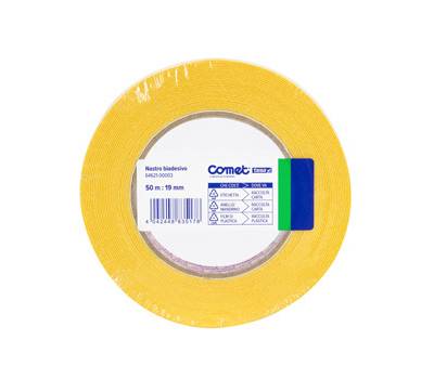 Nastro biadesivo - 19 mm x 50 mt - trasparente - Comet - 64621-00003-01 - 4042448835178 - DMwebShop