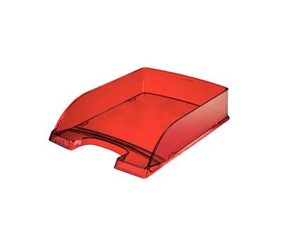 Vaschetta portacorrispondenza Plus Standard - 25,5 x 36 x 7 cm - rosso trasparente - conf. 5 pezzi - Leitz - 52260028 - 4002432370825 - DMwebShop