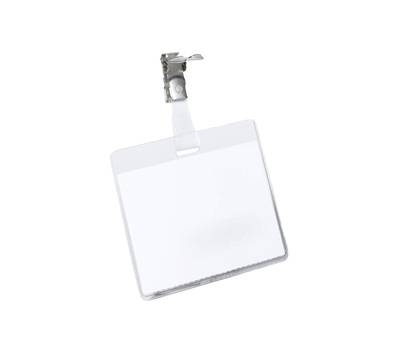 Portabadge PVC clip in metallo - 6 x 9 cm - conf. 5 pezzi - Durable - 8603-19 - DMwebShop