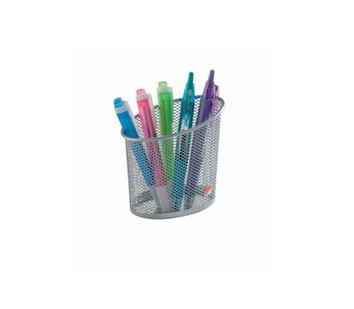 Portapenne Mesh - rete metallica - 10,5 x 7,3 x 10,3 cm - argento - Alba - MESHCUP/M - 3129710008896 - DMwebShop