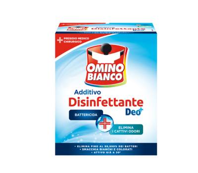 Additivo Omino Bianco disinfettante per tessuti - 450 gr - Omino Bianco - M92341 - 8004060010759 - DMwebShop