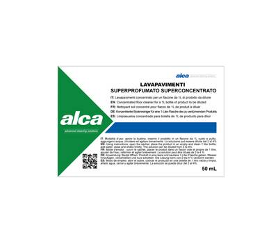 Lavapavimenti Linea Monodose - superprofumato - bustina da 50 ml - Alca - ALC1042 - 8032937570761 - DMwebShop
