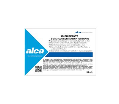 Igienizzante Linea Monodose - super concentrato-profumato - bustina da 50 ml - Alca - ALC1043 - 8032937570778 - DMwebShop