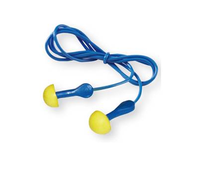 Inserti auricolari E.A.R. Express con cordicella SNR 38 dB - giallo-blu - conf. 100 pezzi - 3M - 7000052713 - 5015415104767 - DMwebShop