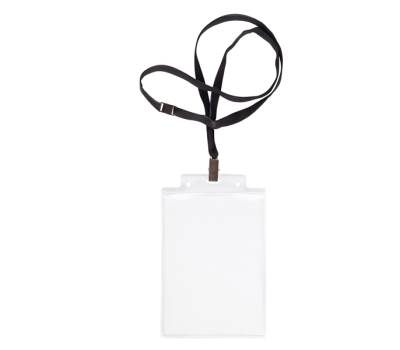 Portanome Pass 6S-P cordoncino nero - 10 x 15 cm (A6) trasparente neutro - conf. 10 pezzi - Sei Rota - 31841600 - 8004972025216 - DMwebShop