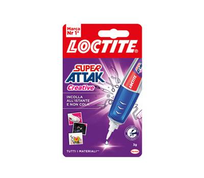 Colla Super Attak Creative - 3 gr - trasparente - Loctite - 2631600 - 2954983 - 8004630917440 - DMwebShop Colla Super Attak Creative - 3 gr - trasparente - Loctite - 2631600 - 2954983 - 8004630917440 - DMwebShop