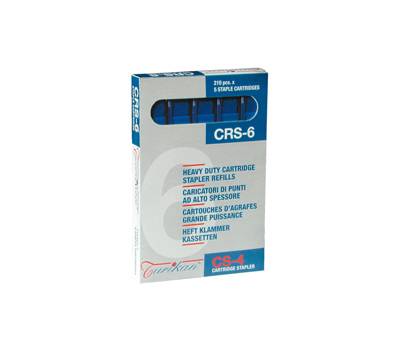 Caricatori CRS6 - 210 punti 6 mm - capacita' massima 25 fogli - blu - conf. 5 pezzi - Iternet - 0021 - 8028422300210 - DMwebShop