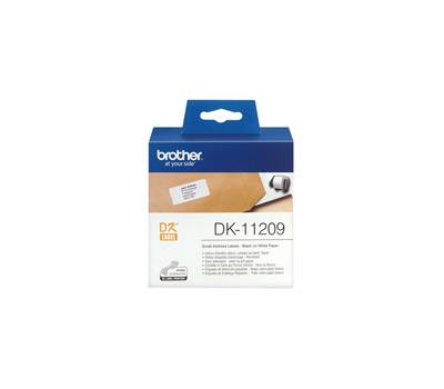 Rotolo 800 Etichette 29 x 62 mm - nero-bianco - Brother - DK-11209 - 4977766628136 - DMwebShop
