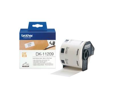 Rotolo 800 Etichette 29 x 62 mm - nero-bianco - Brother - DK-11209 - 4977766628136 - DMwebShop Rotolo 800 Etichette 29 x 62 mm - nero-bianco - Brother - DK-11209 - 4977766628136 - DMwebShop