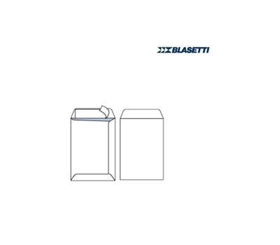 Busta a sacco bianca serie Mailpack strip adesivo 16 x 23 cm 80 gr Blasetti 535 - 6400