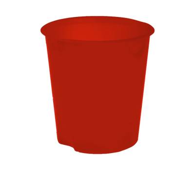 Cestino gettacarte E020 Modula altezza 32,5 cm diametro 31 cm 16 - 5 lt rosso Fellowes E020RO - 6466