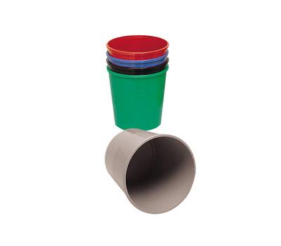 Cestino gettacarte altezza 32,5 cm diametro 29,5 cm 15 lt grigio Methodo X851102 - 6467
