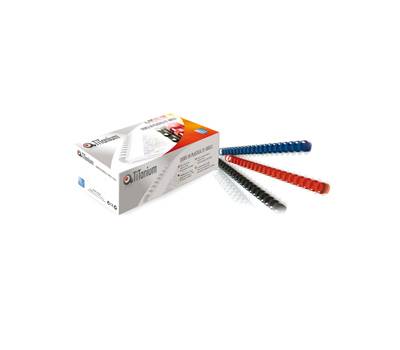 Dorsi spirale 21 anelli plastica 25 mm blu scatola 50 pezzi - 5965