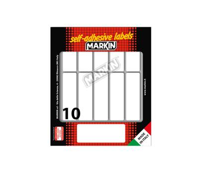 Etichette adesive in carta permanenti 70 x 20 mm 10 etichette per foglio - 12661