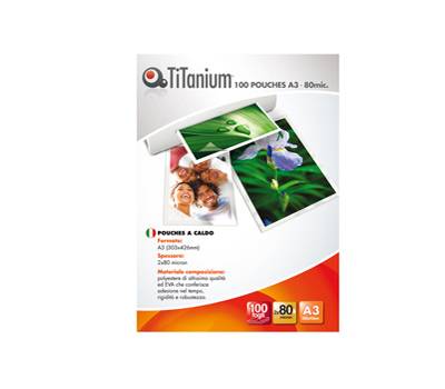 Pouches A3,303 x 426 mm 2x80 micron - 5992