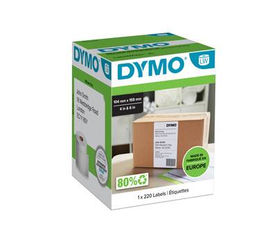 Rotolo 220 etichette LW 104 x 159 mm carta indirizzi XL bianco - 17153 Rotolo 220 etichette LW 104 x 159 mm carta indirizzi XL bianco - 17153