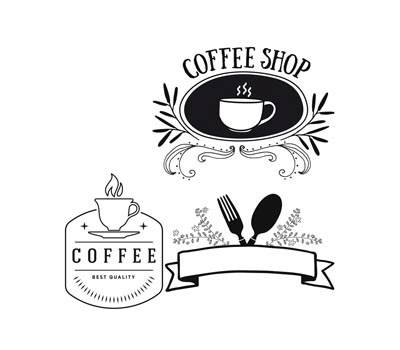 Stencil per vetri tema cibo bevande set 3 pezzi - 9400