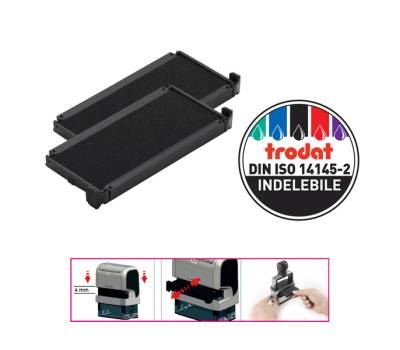 Tampone di ricambio 6 4914 nero Trodat 53601 - 12306