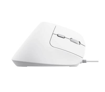Mouse ergonomico Bayo II - con filo - bianco - Trust - 25397 - 8713439253979 - DMwebShop - 4