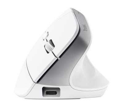 Mouse Ergonomico Bayo+ wireless - bianco - Trust - 25399 - 8713439253993 - DMwebShop - 1