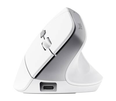 Mouse Ergonomico Bayo II wireless - bianco - Trust - 25398 - 8713439253986 - DMwebShop - 1