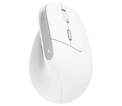 Mouse Ergonomico Bayo II wireless - bianco - Trust - 25398 - 8713439253986 - DMwebShop - 2