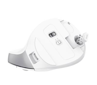 Mouse Ergonomico Bayo II wireless - bianco - Trust - 25398 - 8713439253986 - DMwebShop - 3