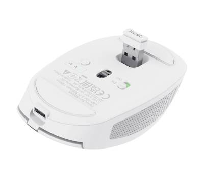 Mouse OZAA wireless - bianco - Trust - 24933 - 8713439249330 - DMwebShop - 3