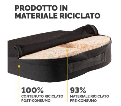 Cuscino Breyta Inclinato - 9 x 43 x 43 cm - in tessuto - nero - Fellowes - 100119849 - 43859803071 - DMwebShop - 2