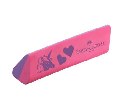 Gomma triangolare unicorno - colori assortiti - Faber Castell - expo 15 pezzi - Faber Castell - 188751 - 4005400391884 - DMwebShop - 1