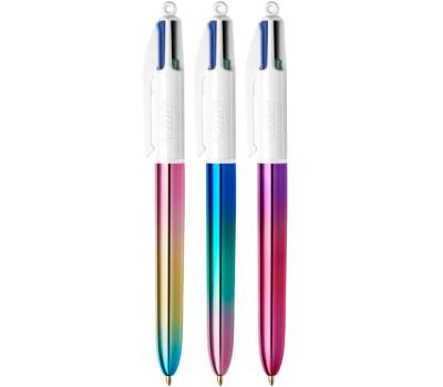 Penna sfera a scatto 4 colori Gradient - 1 mm - conf. 12 pezzi - Bic - 511034 - 3086123714281 - DMwebShop - 1