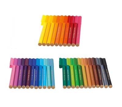 Pennarelli Connector Pen - colori assortiti - astuccio 33 pezzi - Faber Castell - 155544 - 4005401555445 - DMwebShop - 1