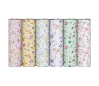 Rotolo carta regalo riciclata Fiori di campo 70cmx200m fantasie assortite - 1228 - 1