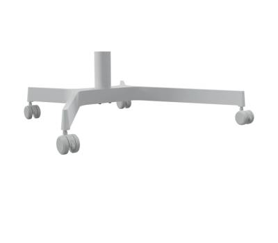 Scrivania Compatta pneumatica Sit Stand mobile 80 x 60 x 75 cm bianco - 1041 - 2