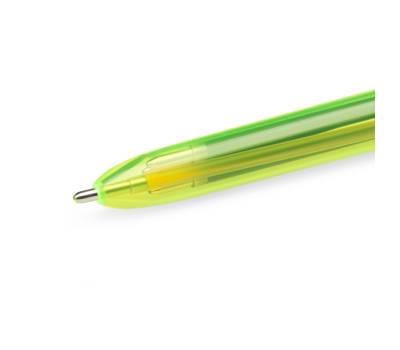 Penna a sfera a scatto multifunzione 4 Colors Fluo punta 1,0-1,6 mm - 19148 - 2