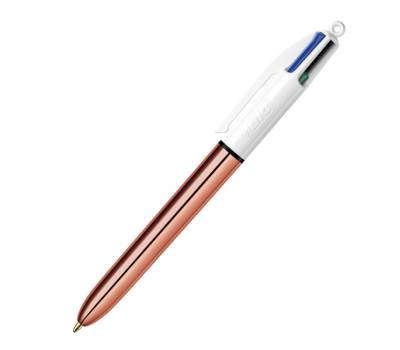 Penna a sfera a scatto 4 colori Rose 1 mm scatola 12 pezzi - 1346 - 2