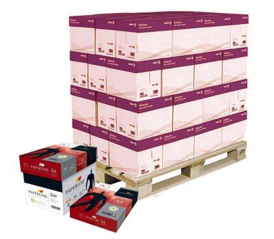Carta bianca per stampanti multifunzione A4,80 gr scatole da 5 risme 285 Risme - 818 - 1