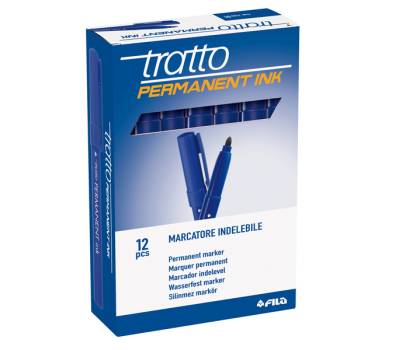 Marcatore Permanent Ink punta tonda 2,00 mm blu - 6858 - 1