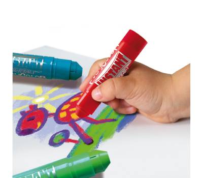 Tempera solida in stick Playcolor 10gr colori assortiti astuccio 12 stick - 10392 - 2