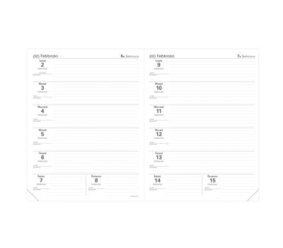 Agenda Professore 2026 copertina Impala 21 x 27 cm colori assortiti - 2382 - 4