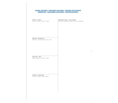 Agenda settimanale Presidente Equology 2026,21 x 27 cm nero - 2387 - 3