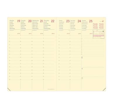Agenda settimanale Affari Prestige ml 2026,10 x 15 cm silk nero - 2421 - 2