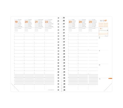 Agenda settimanale Time Life Pocket 2026,10 x 15 cm nero - 2467 - 1